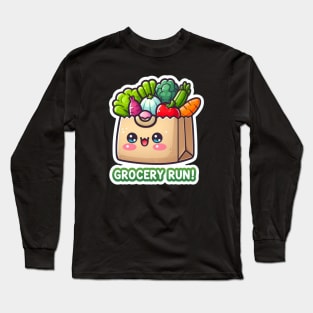 Grocery run Long Sleeve T-Shirt